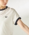 �s�ꕔ�ǉ��\��tFRED PERRY:G9163 CROPPED RINGER TEE