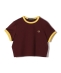 FRED PERRY:G9163 CROPPED RINGER TEE