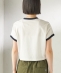 FRED PERRY:G9163 CROPPED RINGER TEE