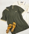 �s�\��tFRED PERRY:M3600 TWIN TIPPED POLO �I���[�u