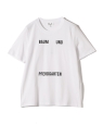 BAUM UND PFERDGARTEN:COTTON PRINT TEE ���C�g�z���C�g