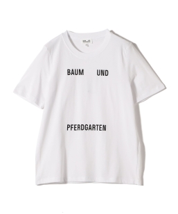 BAUM UND PFERDGARTEN:COTTON PRINT TEE