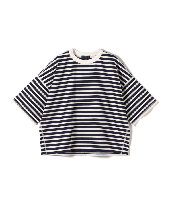 SHIPS Primary Navy Label:�R�b�g�� �V�� �n�[�t �X���[�u TEE