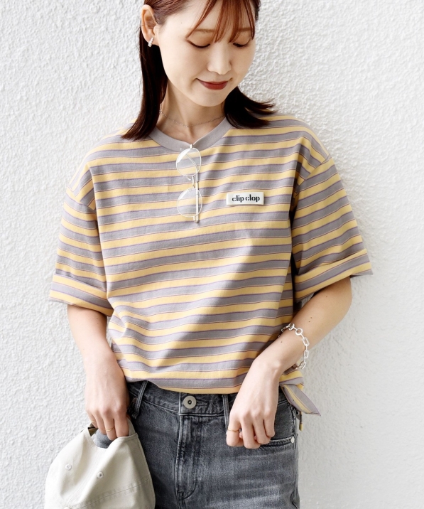 予約》【WEB限定】マルチ ボーダー 5分袖 TEE｜ SHIPS 公式サイト