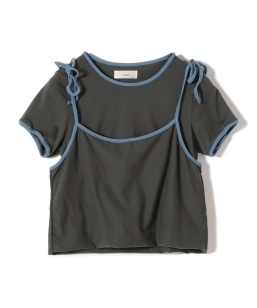 Loro:�q��􂢉\�r�qinger Cami Layered Tee