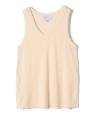 STUDIO NICHOLSON:SCOOP NECK VEST �I�t�z���C�g
