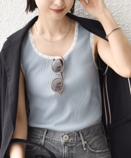 �q��􂢉\�r���[�X �g���~���O 2WAY �^���N�g�b�v