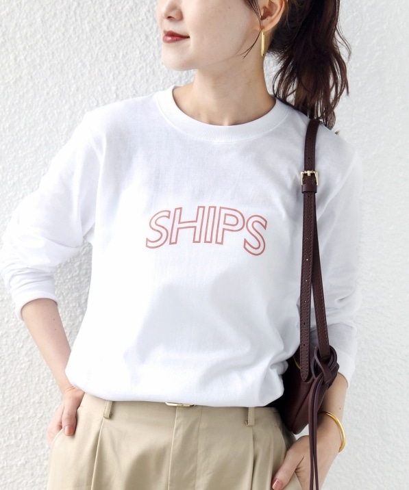 �yWEB����z SHIPS ���E���h �v�����g ���S �����O�X���[�u TEE