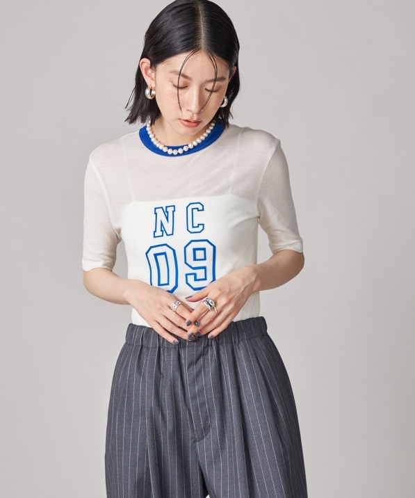 SHIPS NINE CASE:シアー ロゴ リンガー TEE｜ SHIPS 公式サイト