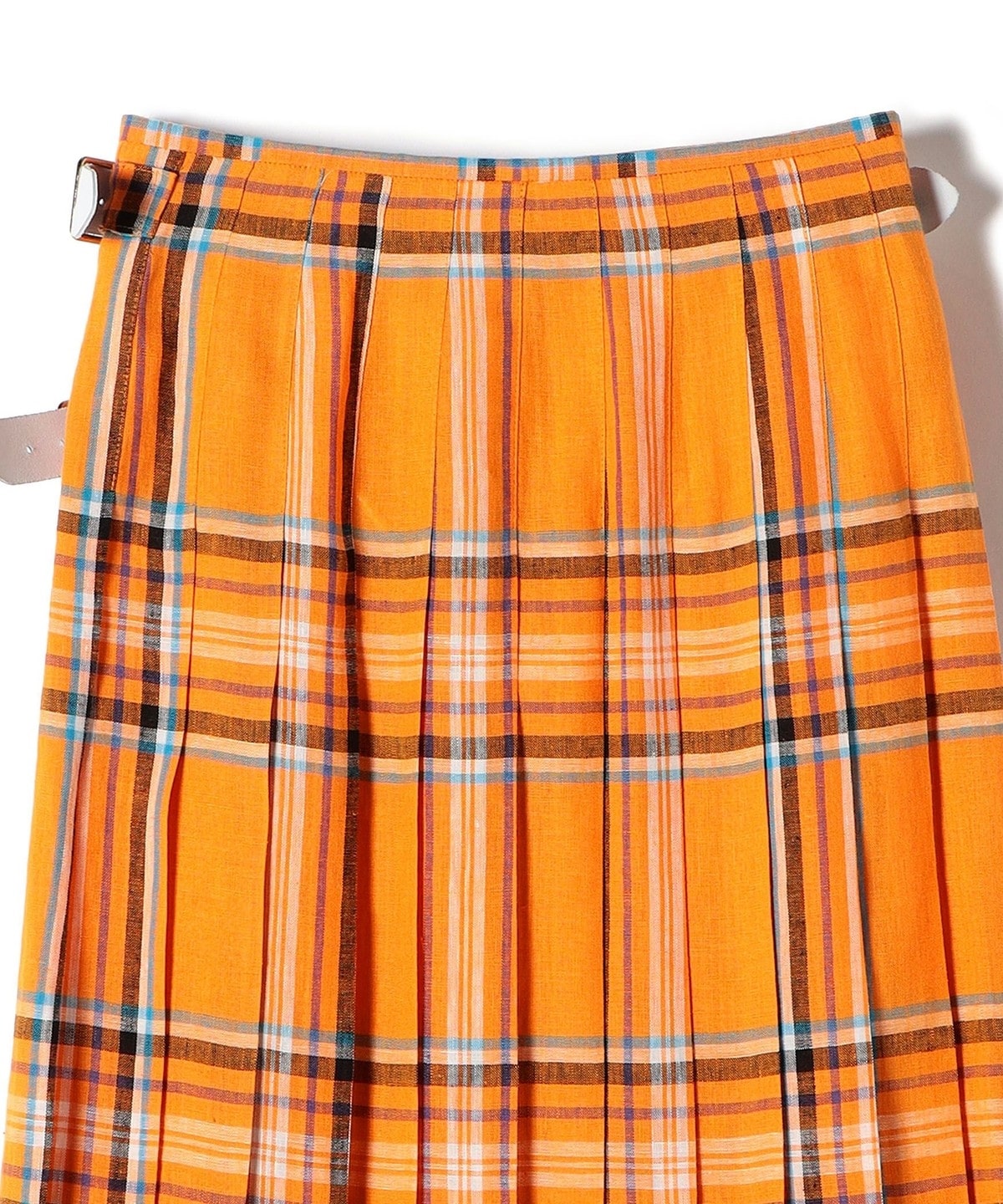 ONEIL OF DUBLIN:リネンファッションマキシキルトスカート: スカート 
