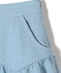 0 x ones：〈手洗い可能〉BLANCA ジャカード タック フレア スカート