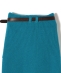 unfil:ブルーフェイス＆カシミヤベルテッドスカート