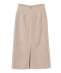 0 x ones：シルクジャズホームスパンタイトスカート