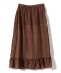 Heriter: silk flil skirt
