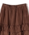 Heriter: silk flil skirt