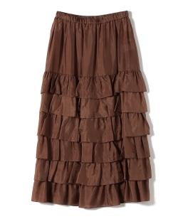 Heriter: silk flil skirt