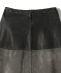 Nomat: FLOCKY DENIM BOILER SKIRT