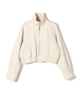 新品未使用 【SHIPS別注】WHITE FIELD ジャケット SHIPS別注】WHITE FIELD:〈洗濯機可能〉エンブロイダリー ジャケット