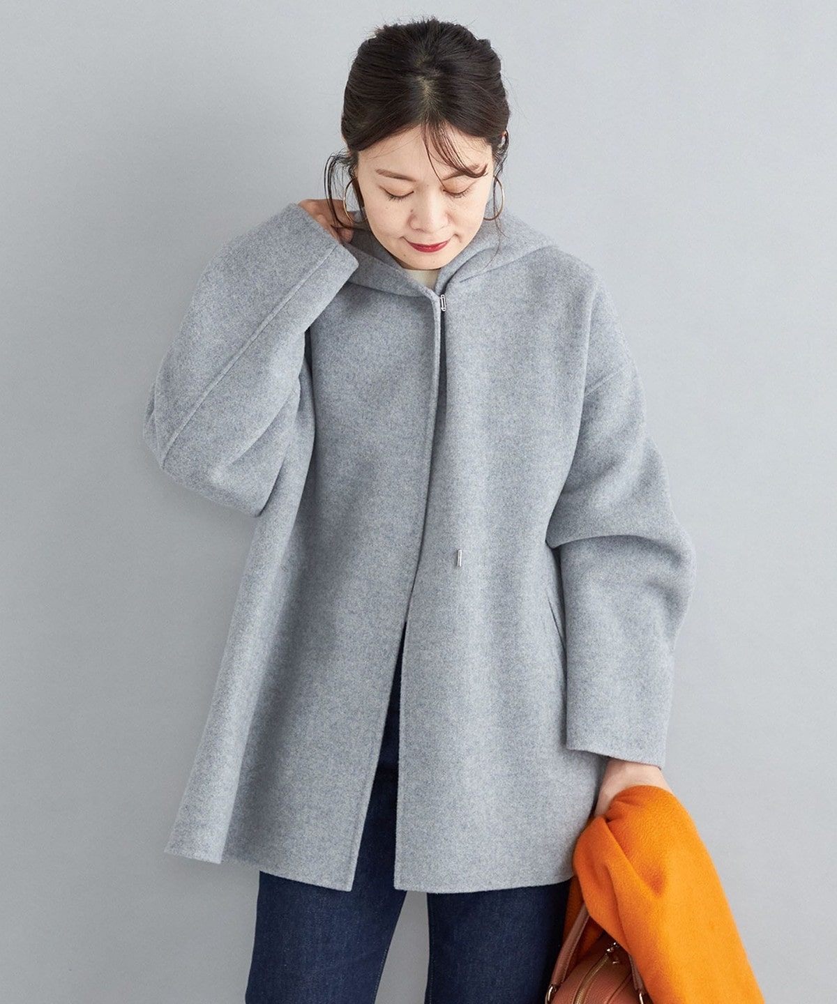 缶バッチはつきませんstorama fleece mods poncho coat M モッズコート ...