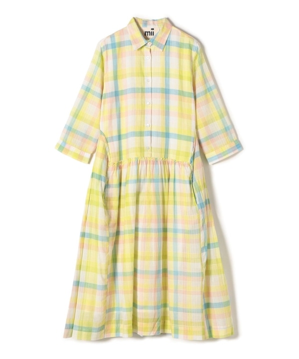 Mii 手洗い可能 ハンドメイドマドラスチェックワンピース ワンピース Ships 公式サイト 株式会社シップス