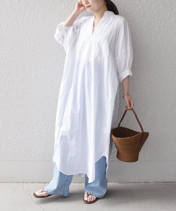 Ships別注 Sohana 手洗い可能 ピンタックワンピース ワンピース Ships 公式サイト 株式会社シップス