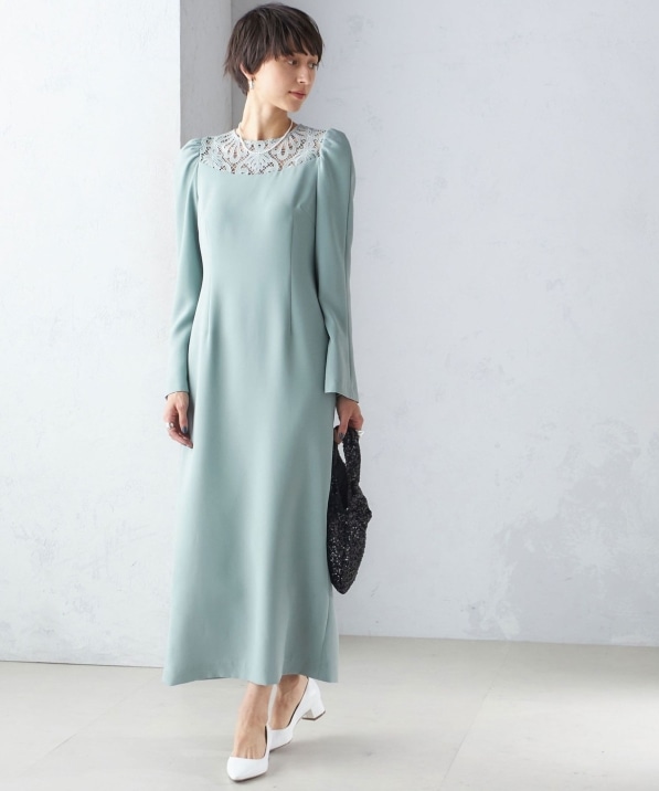 troisiemeCHACO:レース 切替 ワンピース（セレモニー対応可