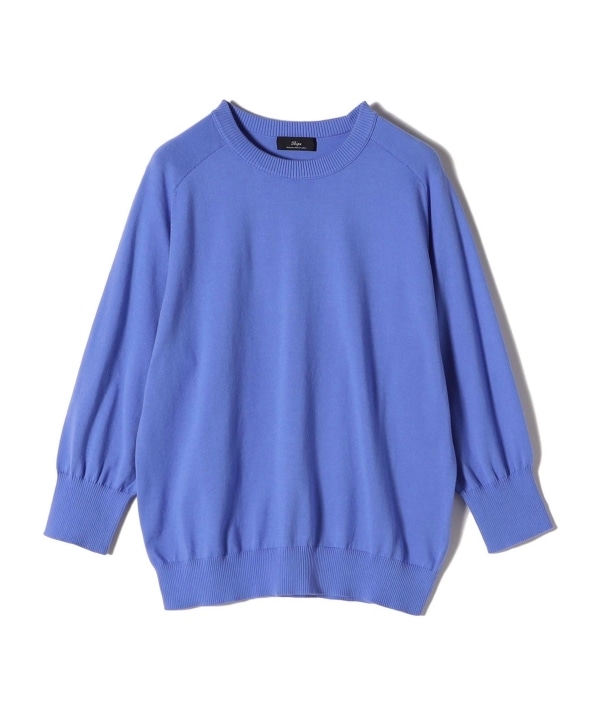 SHIPS Primary Navy Label:〈手洗い可能〉16G SUVIN プルオーバー