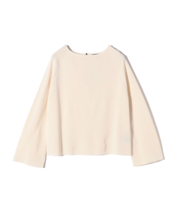 SHIPS Primary Navy Label:〈手洗い可能〉ミラノリブ フレア プル  