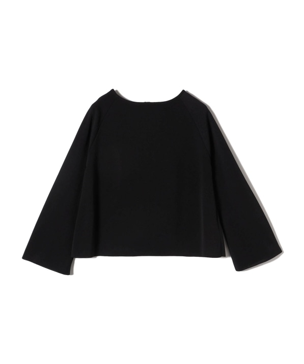 SHIPS Primary Navy Label:〈手洗い可能〉ミラノリブ フレア プル  