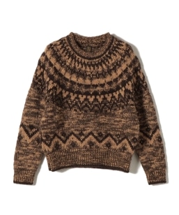 BATONER/モヘア／クルーネックプルオーバー／ニット/18AW BATONER/モヘア／クルーネックプルオーバー／ニット/18AW - メルカリ