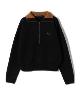 FRED PERRY:�q��􂢉\�rK3142 HALFZIP JUMPER