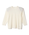 y YO: sheer Long Sleeve tee w pads �z���C�g