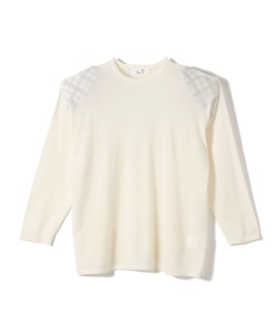 y YO: sheer Long Sleeve tee w pads