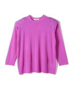 y YO: sheer Long Sleeve tee w pads