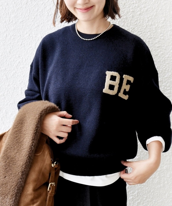 超美品！ダックス GOLF サガラ刺繍入り レイヤードネック リブニット L 楽天市場】ヤクタッチフェザーニットプルオーバー ／ セーター