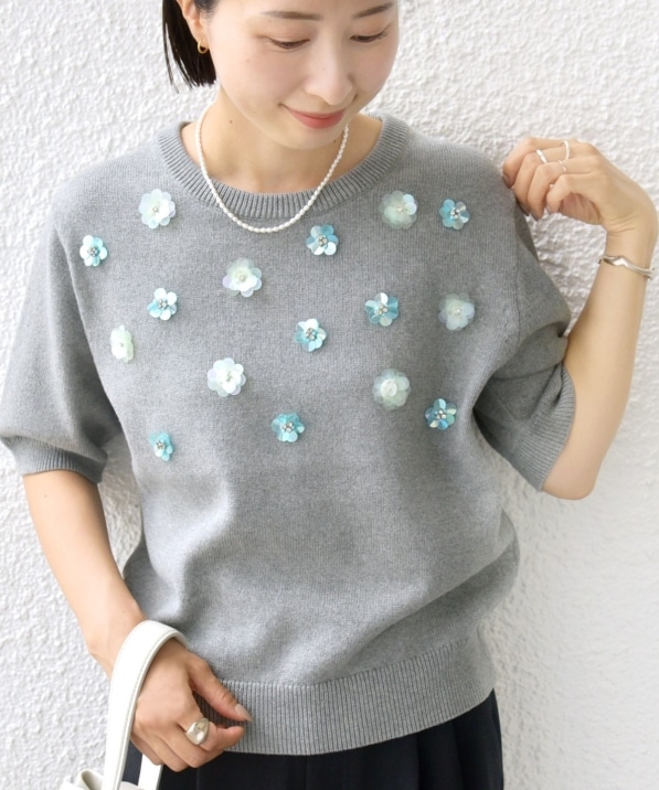 うぃんどう----フルオーダー クールジョーゼットシャーリングドッキングプルオーバー - YEVS