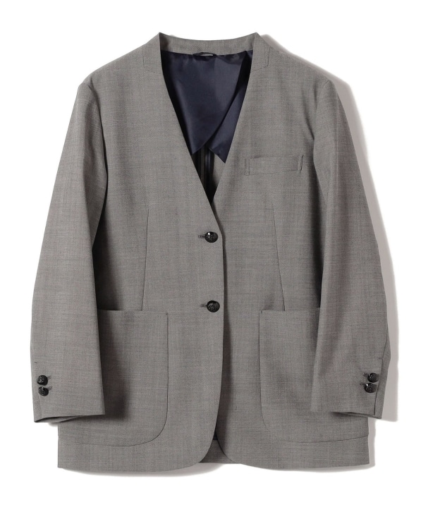 SHIPS Primary Navy Label:カラー レス ジャケット（グレー）｜ SHIPS