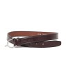 TORY LEATHER: SPUR BUCKLE BELT �u���E��