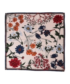 manipuri: シルクスカーフ 65×65サイズ: ストール/マフラー/スカーフ 