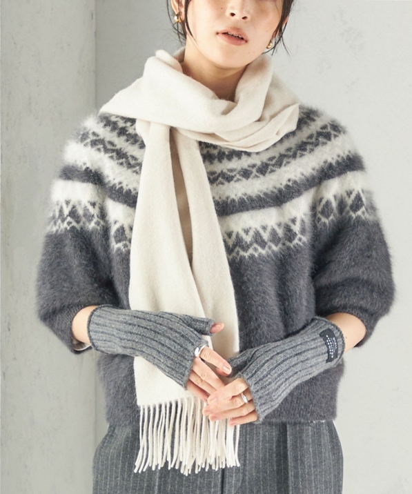 予約》〈手洗い可能〉ウール カシミヤ ウォッシャブル ストール