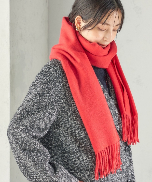 予約》〈手洗い可能〉ウール カシミヤ ウォッシャブル ストール
