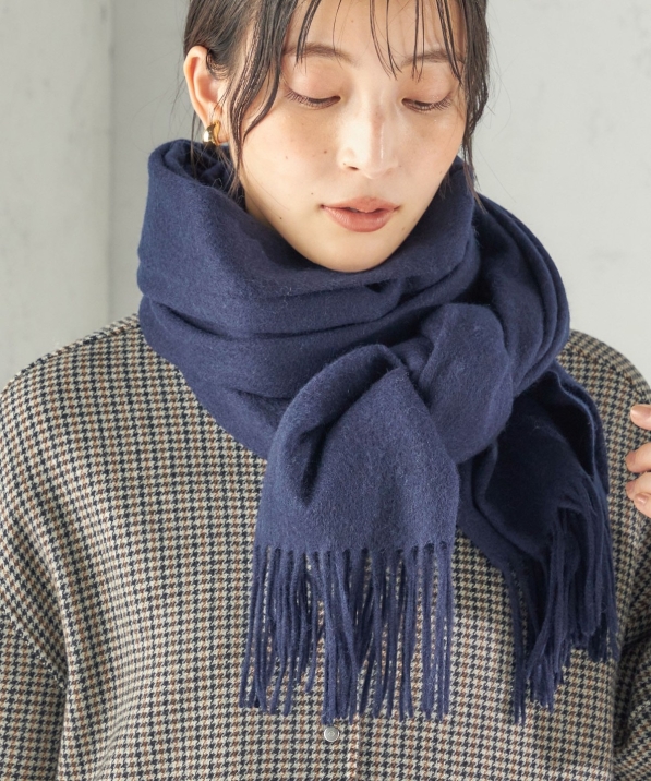 予約》〈手洗い可能〉ウール カシミヤ ウォッシャブル ストール