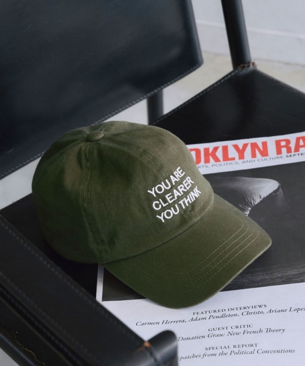 BRIEFING オリーブ キャップ ロゴ刺繍 BRIEFING - MENS BASIC CAP / ロゴ刺繍 ベーシック ベースボール
