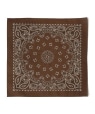 USA PAISLEY BANDANNAS:�y�C�Y���[ �o���_�i �u���E��
