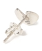 AGMES: SCULPTED HEART STUDS