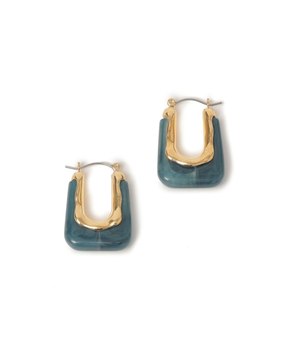 マーブルデザインスクエアピアス アクセサリー Ships 公式サイト 株式会社シップス