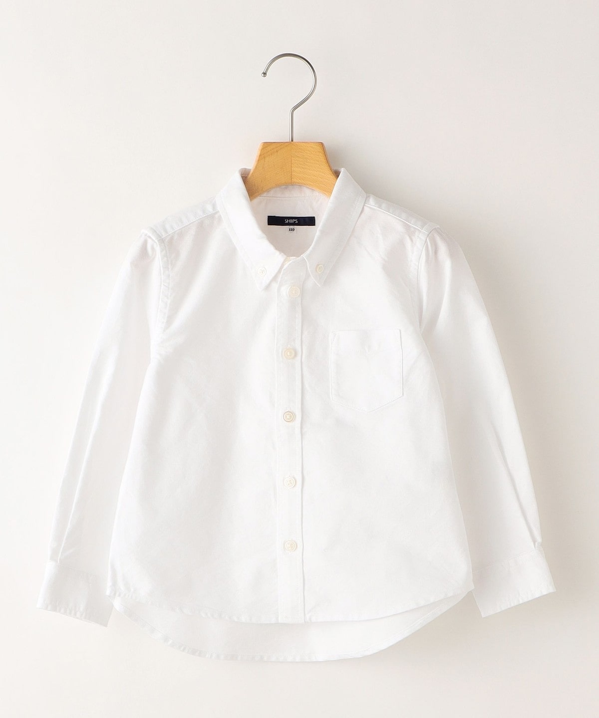 SHIPS KIDS:オックスフォード ボタンダウン シャツ(100〜130cm) ホワイト