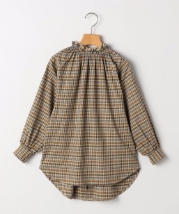 ARCH&LINE:125�`145cm / �I�[�K�j�b�N �R�b�g�� �`�F�b�N �t���� �u���E�X