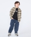 SHIPS KIDS:100�`130cm / �l�� �`�F�b�N �{�^���_�E�� �V���c
