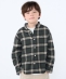 SHIPS KIDS:100�`130cm / �l�� �`�F�b�N �{�^���_�E�� �V���c
